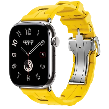 Apple Watch Hermes 11, 42mm, Silver, Kilim Single Tour Deployment Buckle, Sun