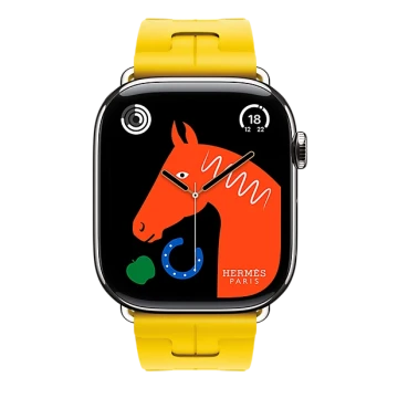 Apple Watch Hermes 11, 42mm, Silver, Kilim Single Tour Deployment Buckle, Sun