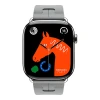 Apple Watch Hermes 11, 46mm, Silver, Kilim Single Tour Deployment Buckle, Gris 