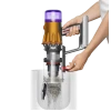 Беспроводной пылесос Dyson V12S Detect Slim Submarine SV46, Жёлтый/Никель