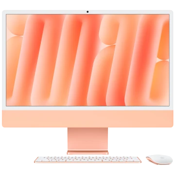 Apple iMac 24" Retina 4,5K, M4, MWUJ3, (8C CPU, 8C GPU, 2024), 16 GB, 256 GB SSD, Orange