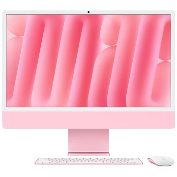 Apple iMac 24" Retina 4,5K, M4, MWUG3, (8C CPU, 8C GPU, 2024), 16 GB, 256 GB SSD, Pink