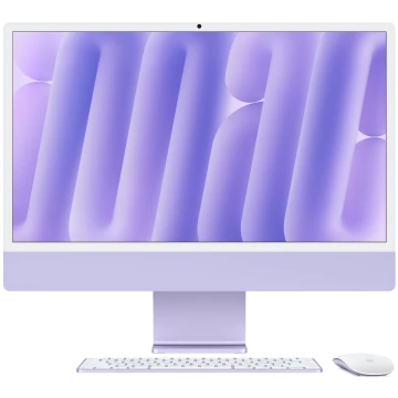 Apple iMac 24" Retina 4,5K, M4, MWUH3, (8C CPU, 8C GPU, 2024), 16 GB, 256 GB SSD, Purple