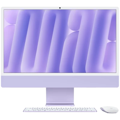 Apple iMac 24" Retina 4,5K, M4, MWV73, (10C CPU, 10C GPU, 2024), 16 GB, 512 GB SSD, Purple