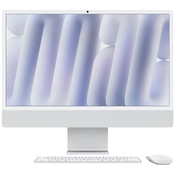 Apple iMac 24" Retina 4,5K, M4, MWUC3, (8C CPU, 8C GPU, 2024), 16 GB, 256 GB SSD, Silver