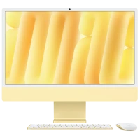 Apple iMac 24" Retina 4,5K, M4, (10C CPU, 10C GPU, 2024), 24 GB, 512 GB SSD, Nano-texture glass, Yellow