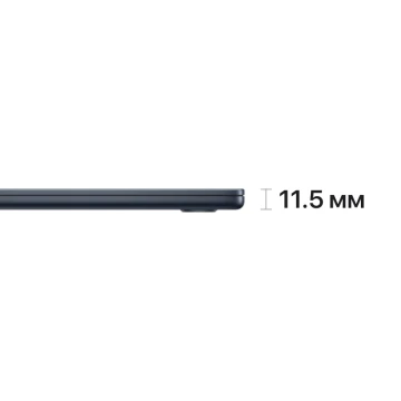 Apple MacBook Air 15 (2023), MQTM3 M2 (8-CPU/10-GPU), 1TB, 16GB, «тёмная ночь»