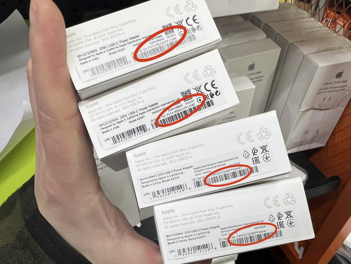 Серия зарядки USB-C 20W